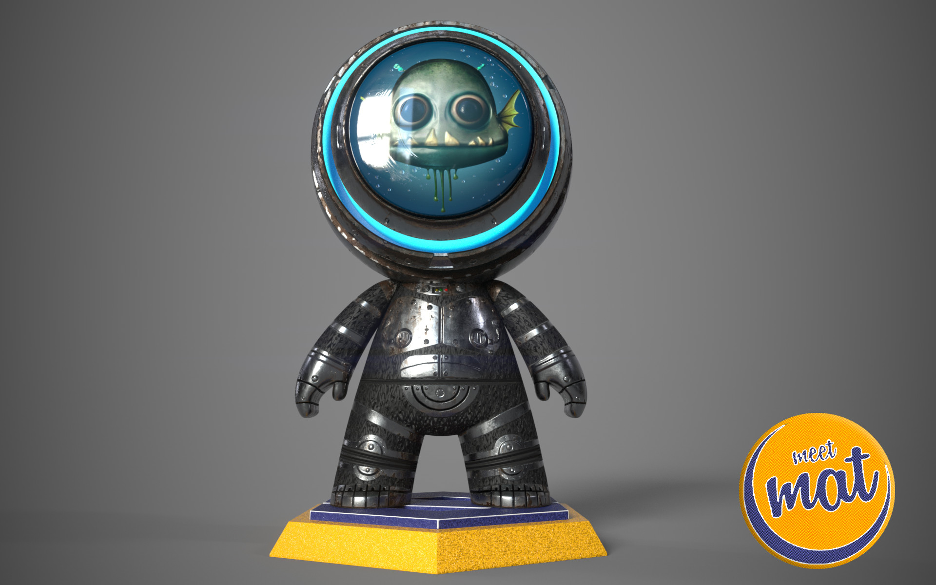 Megamind minion toy top