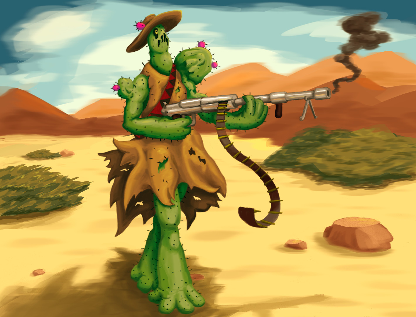 ArtStation The Cactus Man