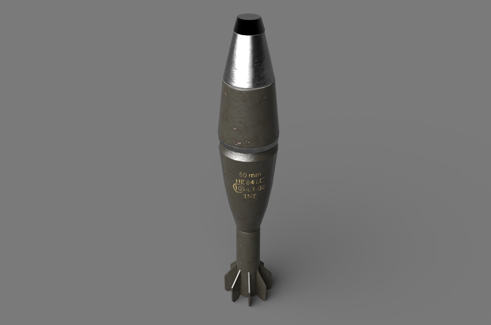 Rhys Jones - 60 mm Mortar Round (No Propellant Charge)