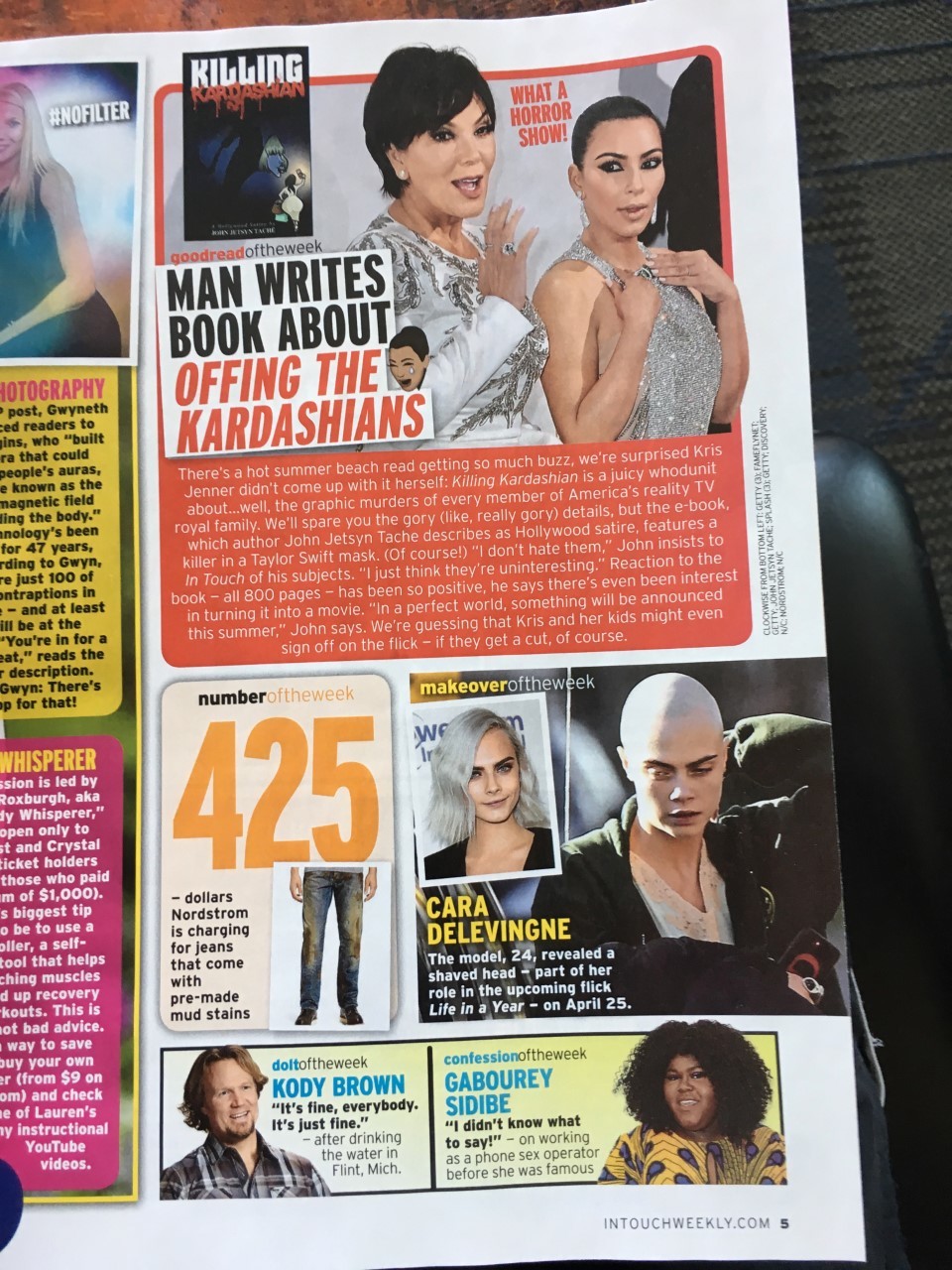 My art in the tabloids!