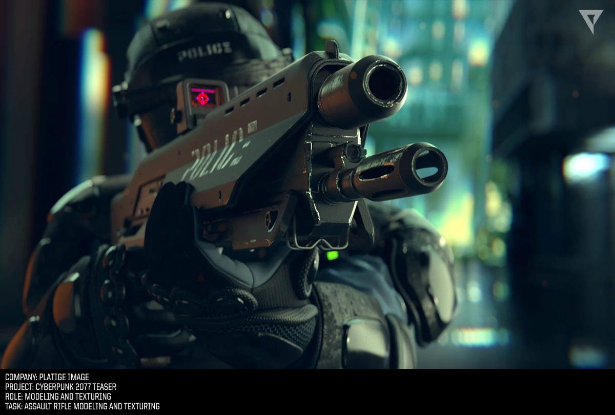 Artstation Cyberpunk 2077 Teaser Trailer Marcin Wiech