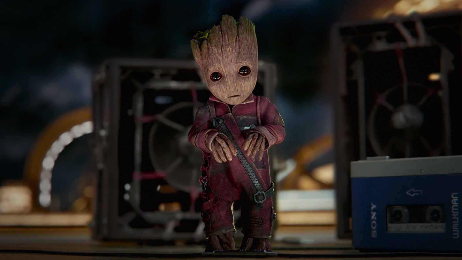 Full frame Baby Groot costume