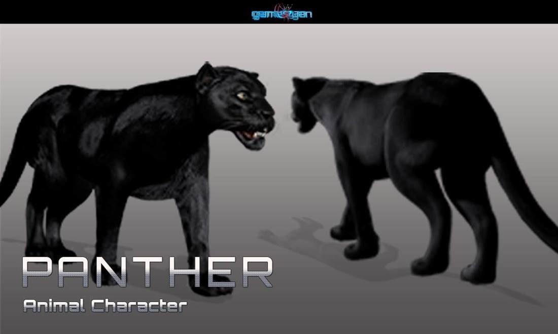 Artstation 3d Panther Animal Character Modelling And Texturing