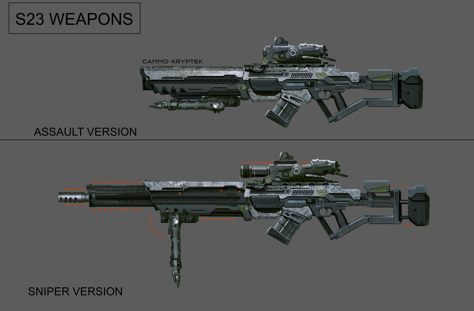 Michal Matczak - Sniper Ghost Warrior 3 concept art - weapons