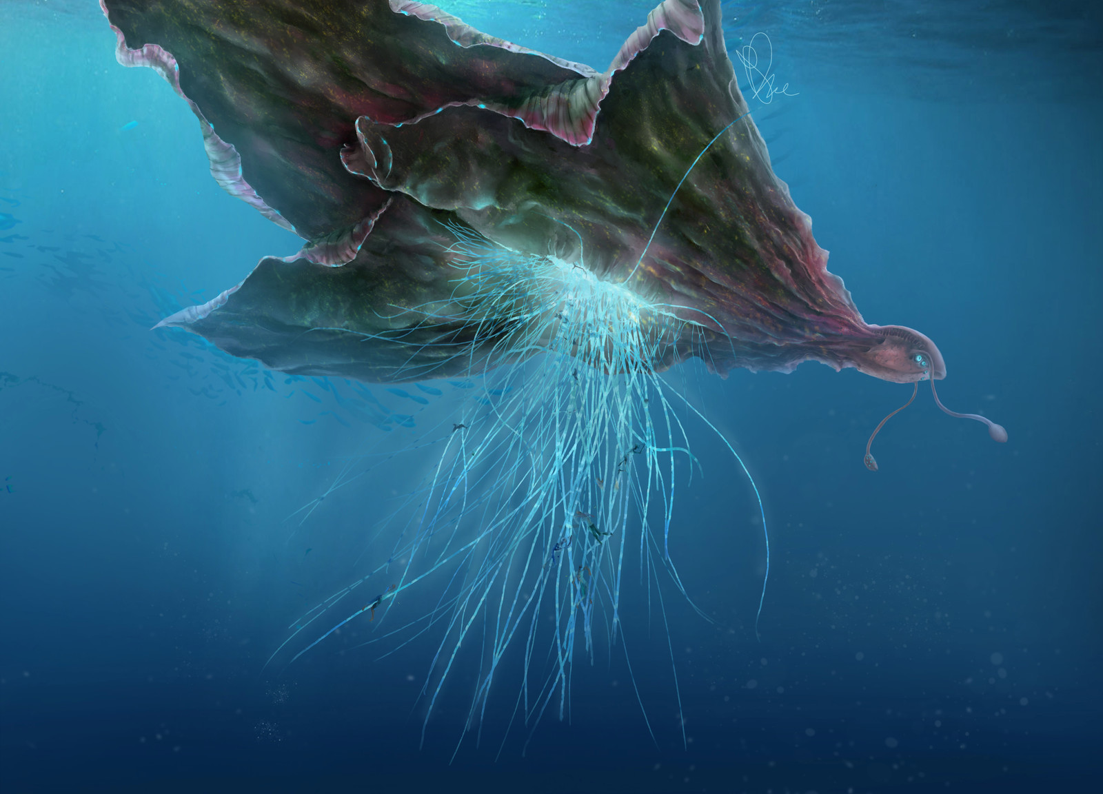 Aloshi  - Giant Alien Squid - Copyright Parhelia Games