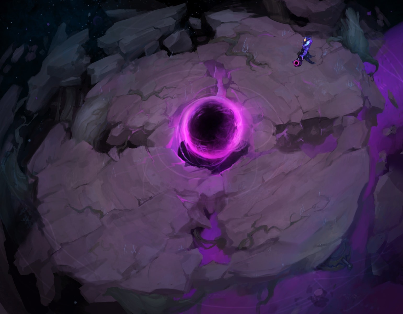 Grace Liu League Of Legends Map Dark Star Singularity