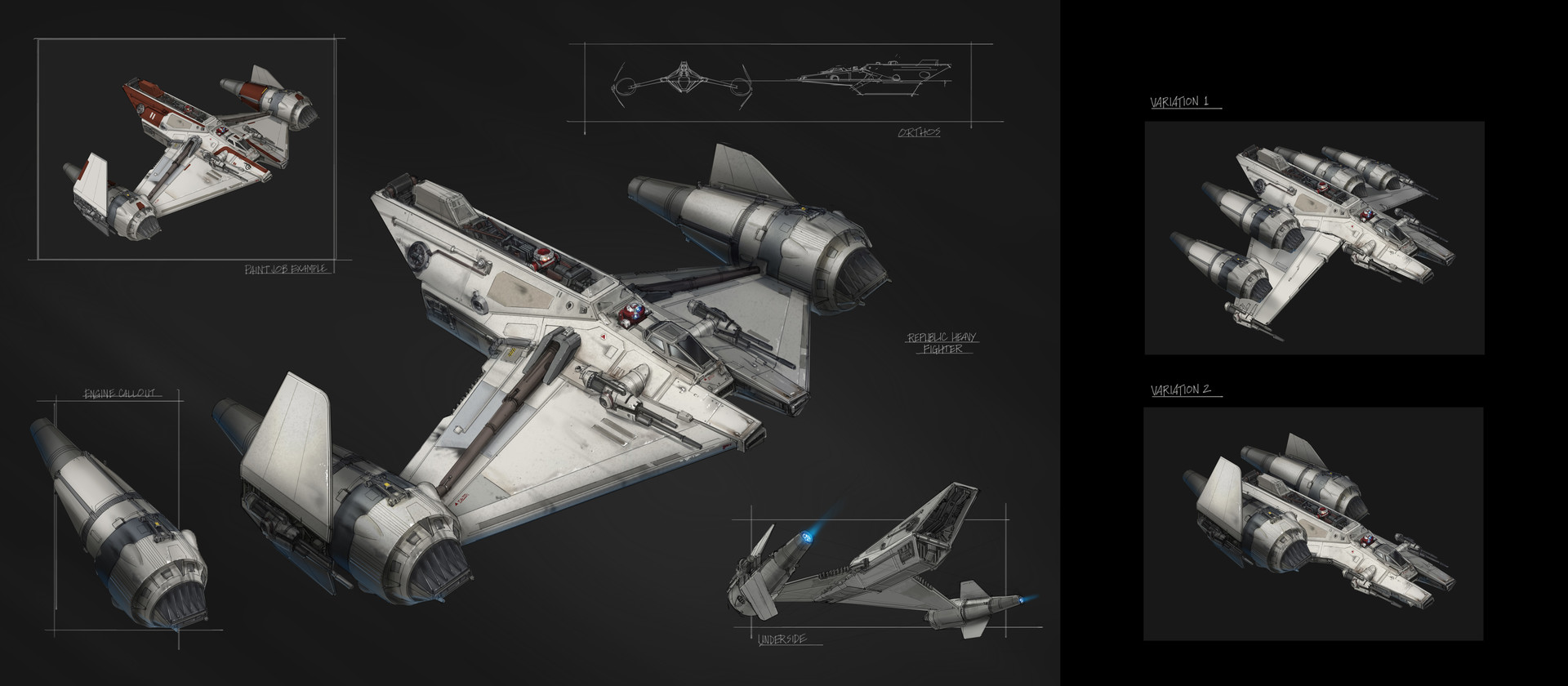 Paul Adam Star Wars the Old Republic Heavy Republic Fighter