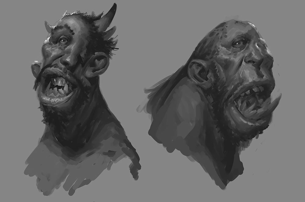 cyclops head sketches