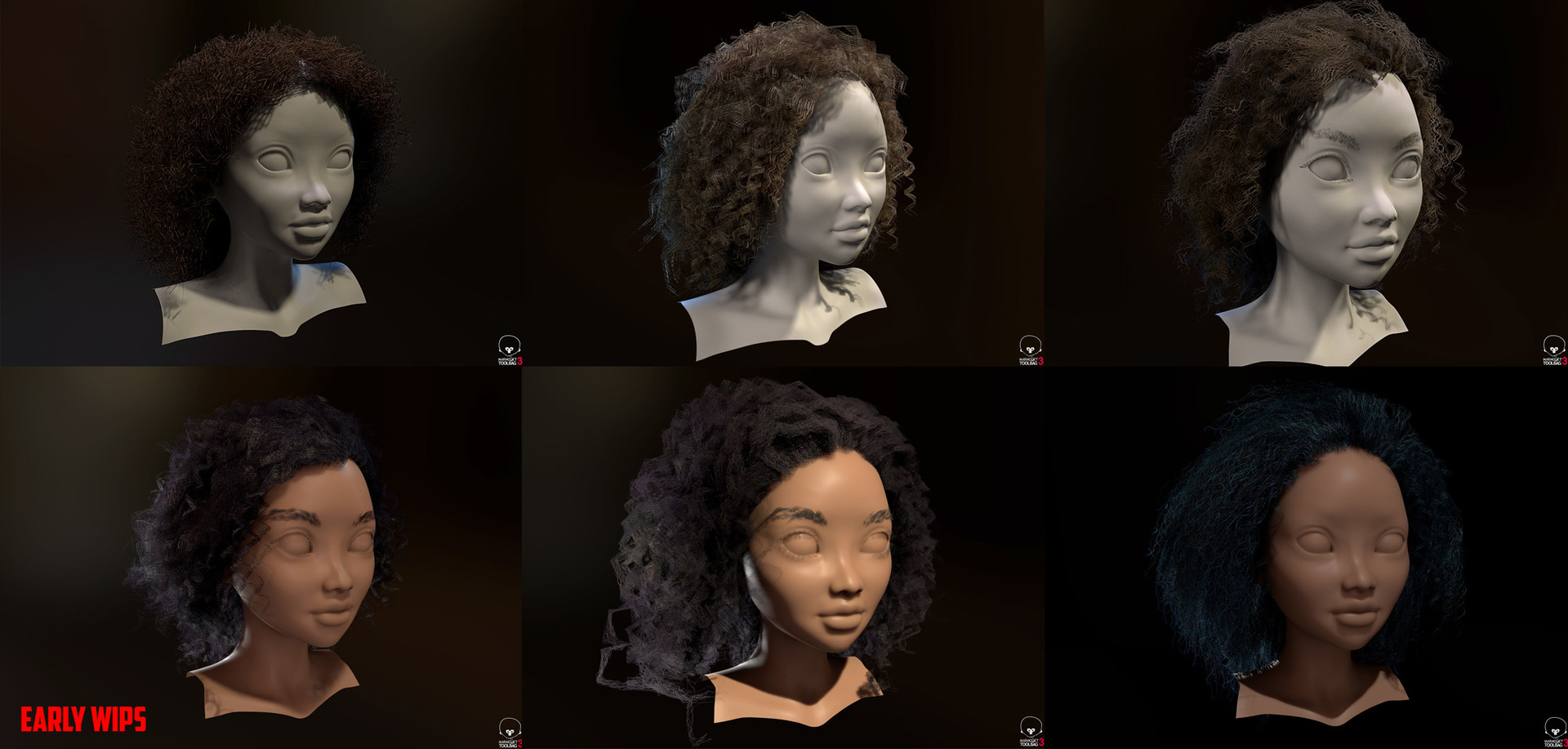 Ornatrix Curly Realtime Hair MiniTutorial References 3d