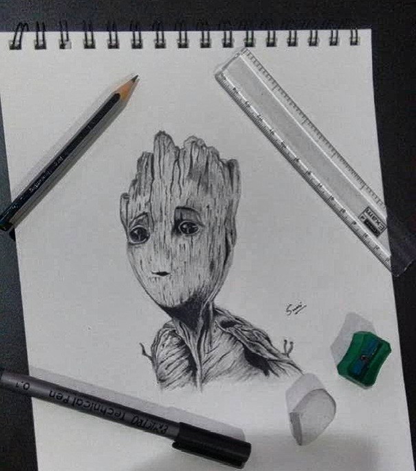 Artstation Groot Soumyashri Mishra