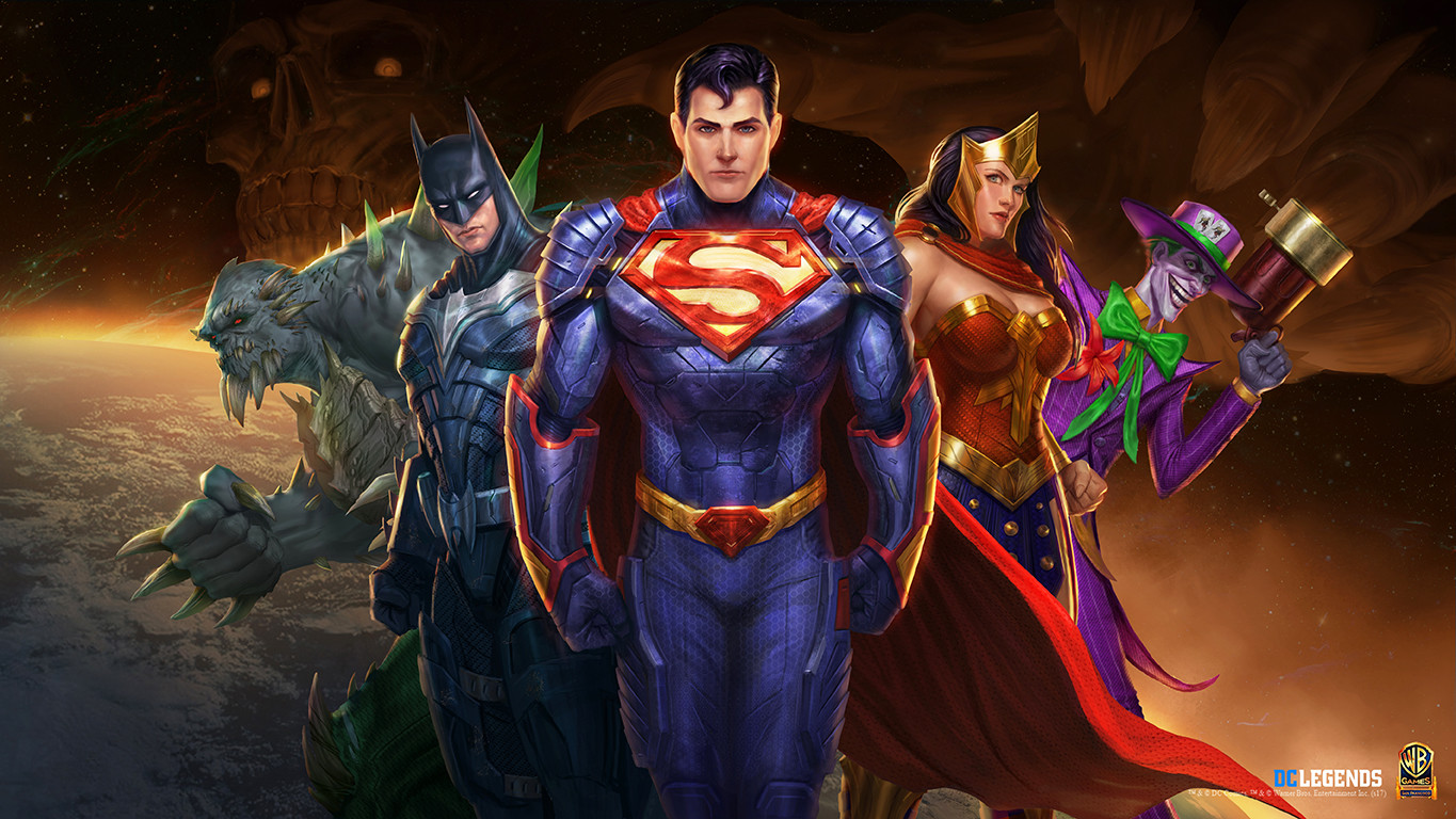 ArtStation DC Legends Loading Screens and Marketing Art