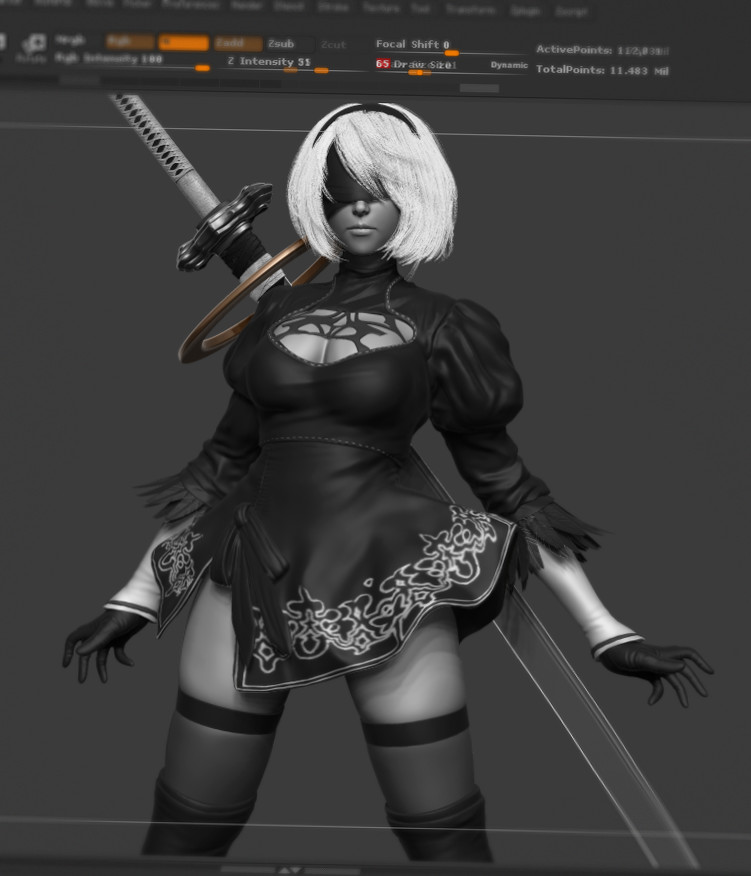 2B NieR Automata Finished Projects Blender Artists, 57% OFF