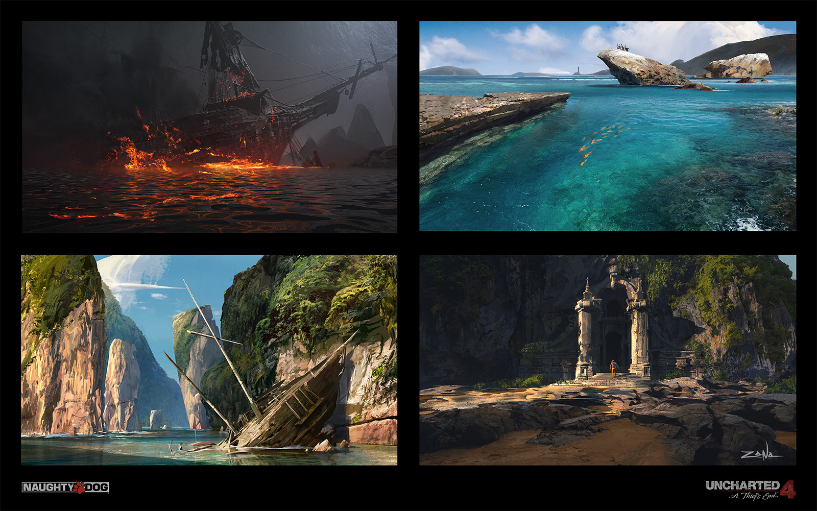 ArtStation - Uncharted 4 - Assorted Sketches