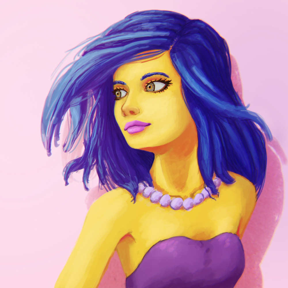 Marge Simpson from the Moho House Speedpaint The Simpsons. 