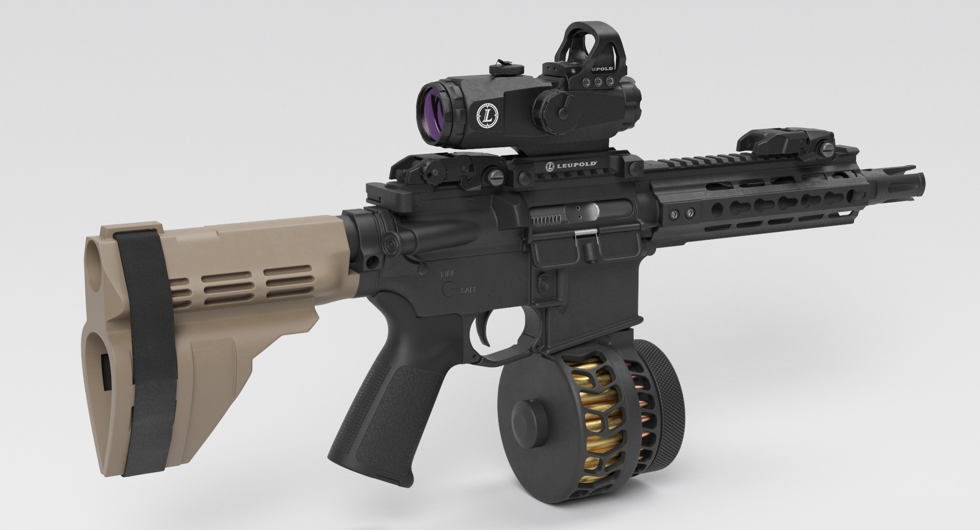 Triod Team Ar 15 Assault Rifle