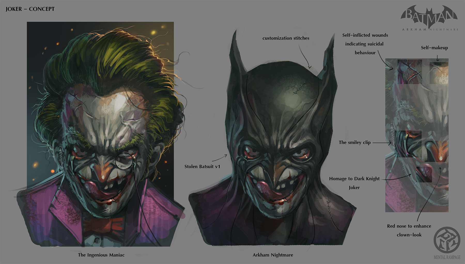 ArtStation - Batman Arkham Nightmare - Character Concepts