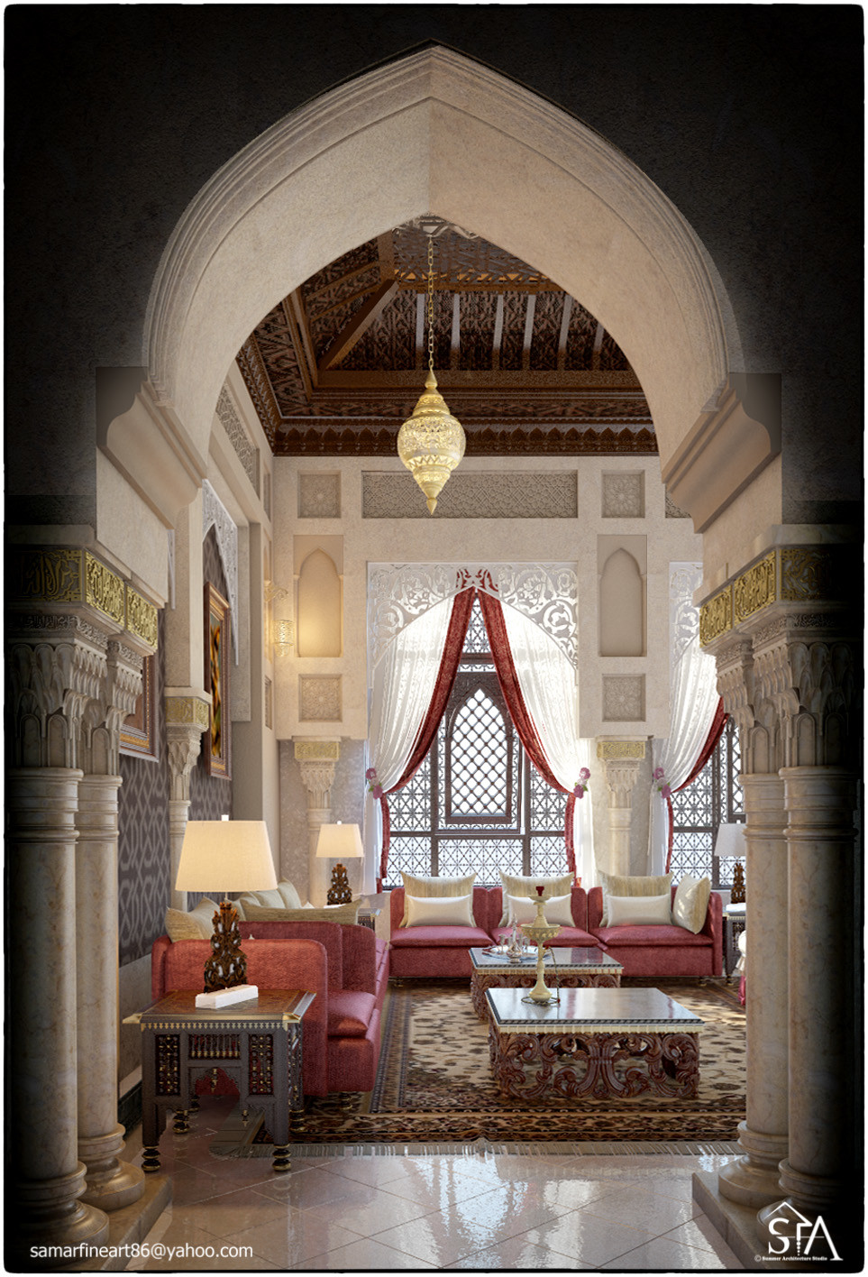 Artstation Moroccan Majlis Summer Fouad