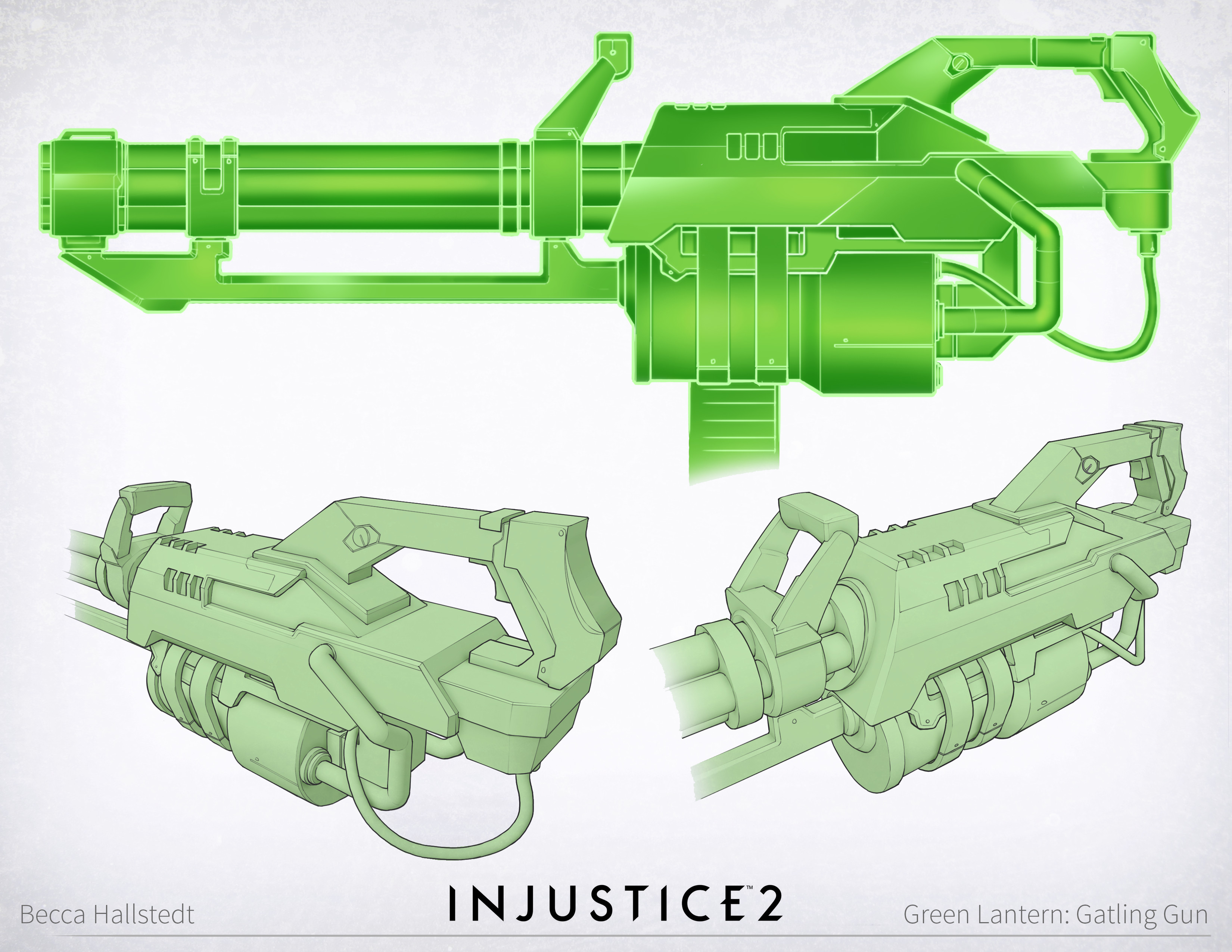 Becca Hallstedt Design Injustice 2 Green Lantern Harley Quinn Npc Guns Thus, she is a gadget user. green lantern harley quinn npc guns