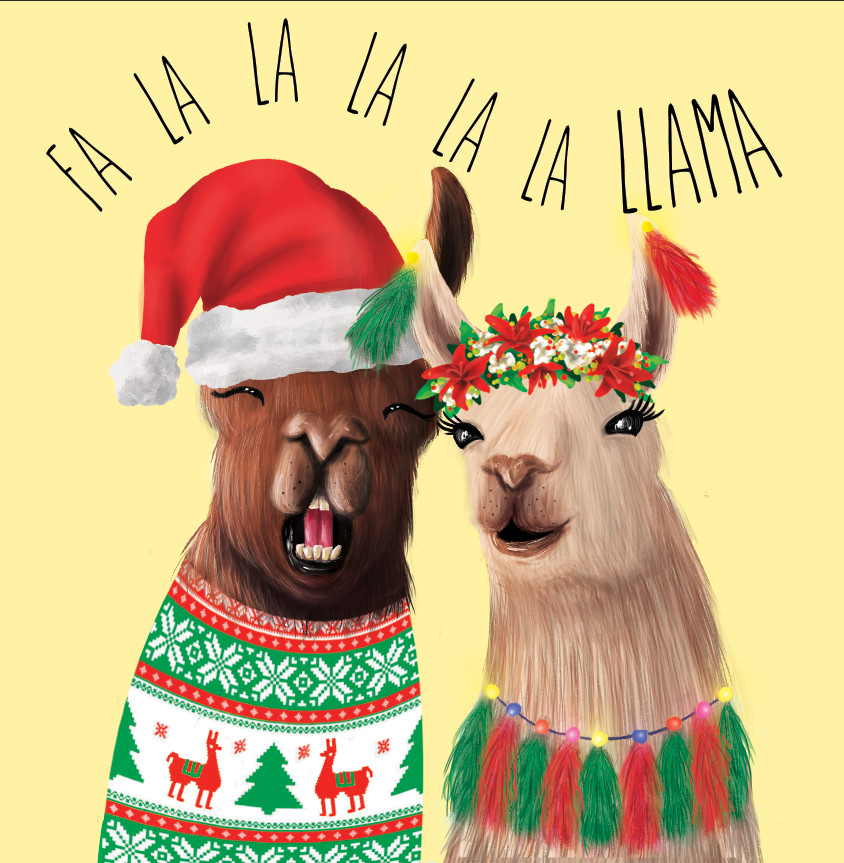 Lauren Christmas Llamas Christmas Llamas