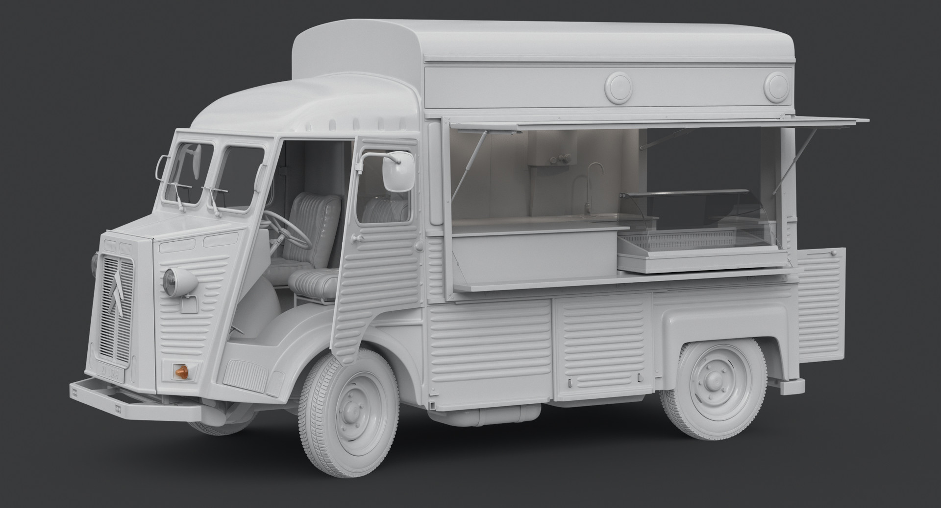 Artstation Food Truck Citroen Vitalii Artyushenko