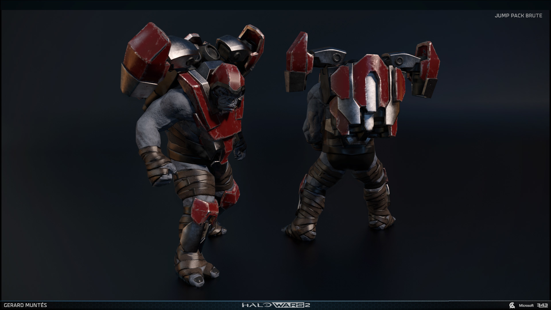 Artstation Halo Wars 2 Banished Gerard Muntes