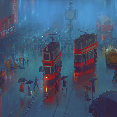 Marcin jakubowski city rain l