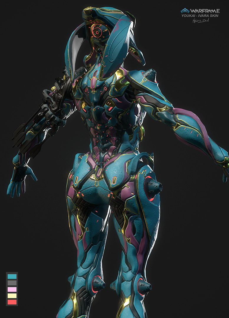 Artstation Warframe Ivara Youkai Alessandro Sarritzu