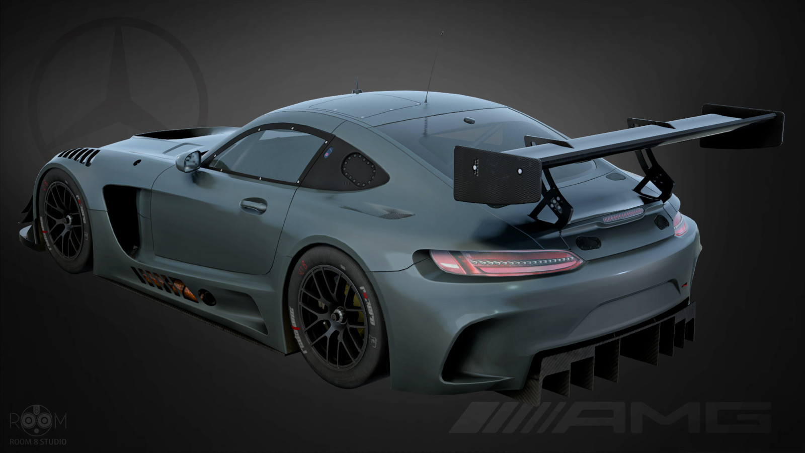 Mercedes AMG GT3 for racing game