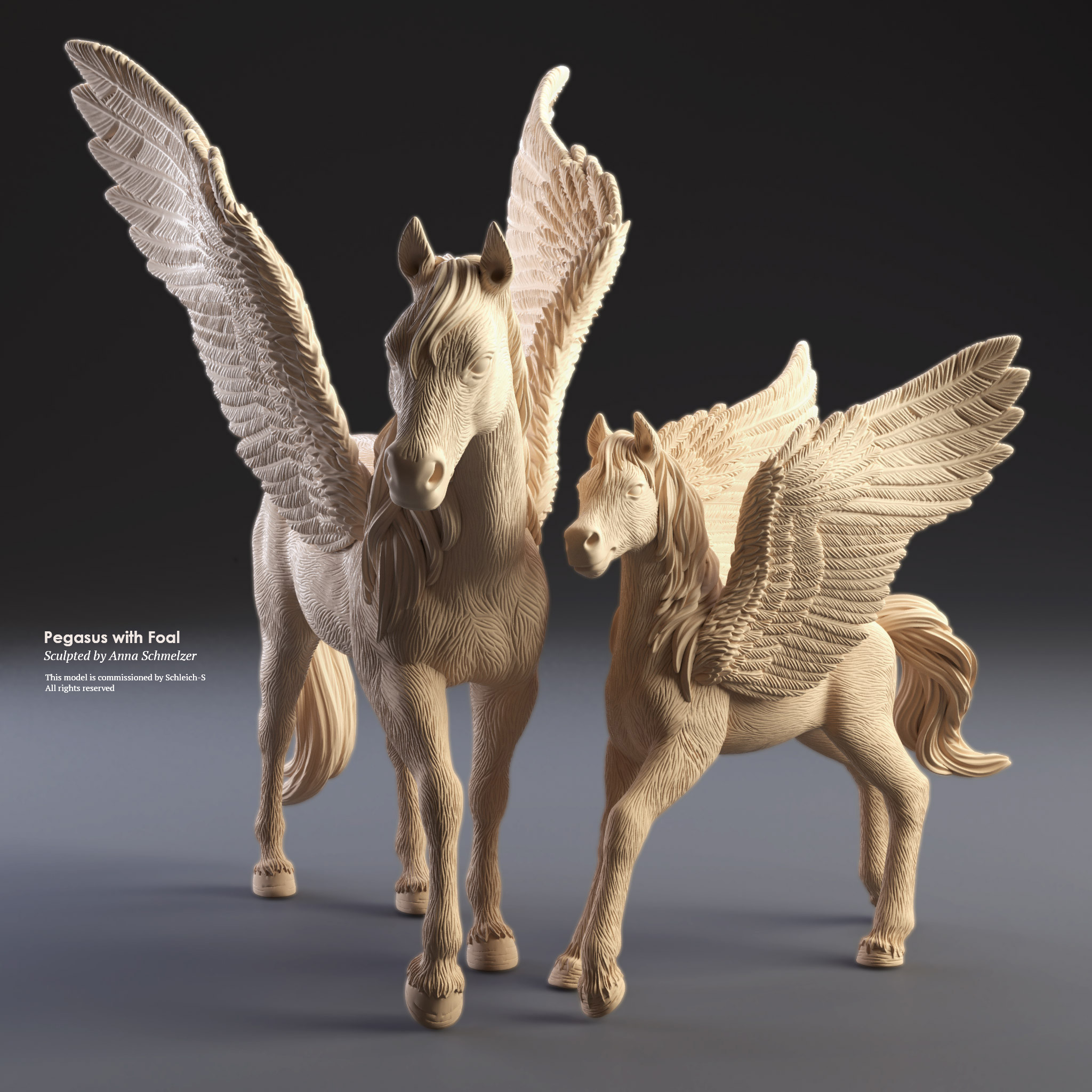 Anna Schmelzer Pegasus with Foal
