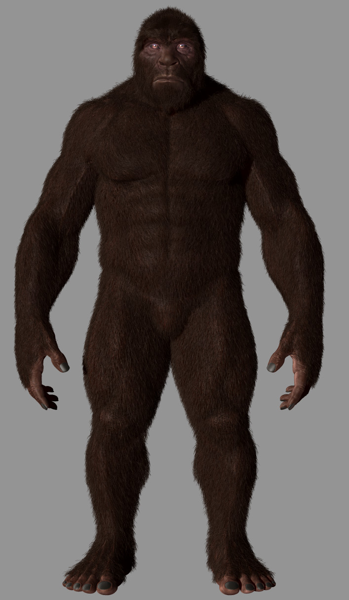 Bigfoot Monster Hunter 3D by Vladimir Krepskiy
