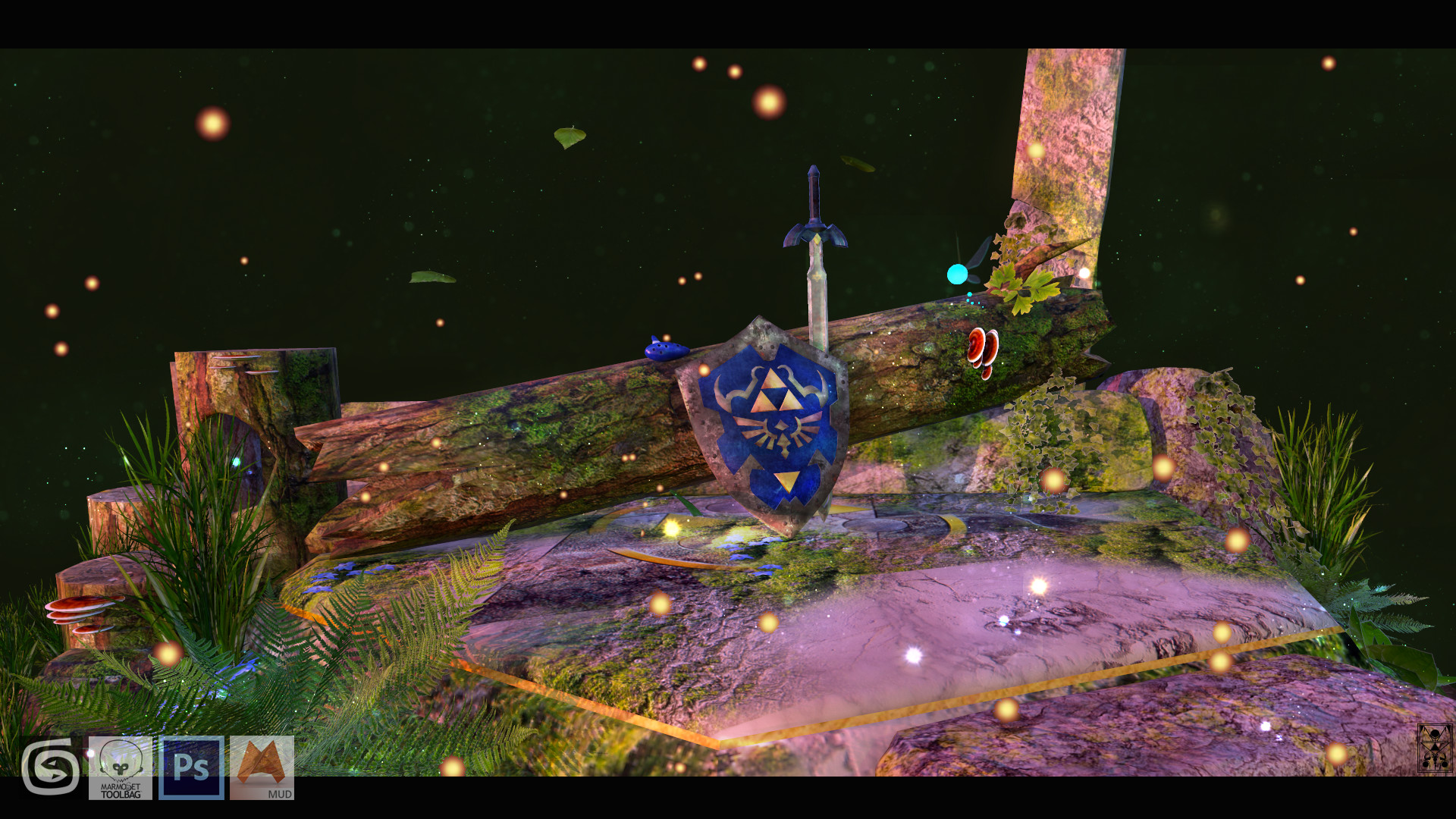 ArtStation Zelda Ocarina of time_forest temple