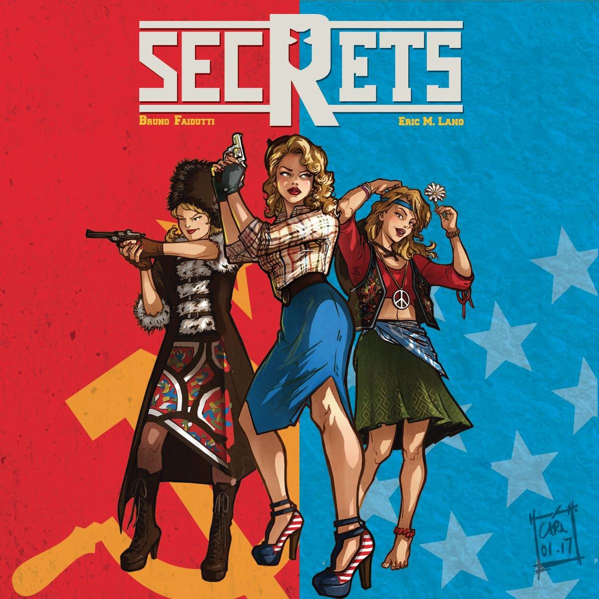 Pinup for board game : SECRETS !
