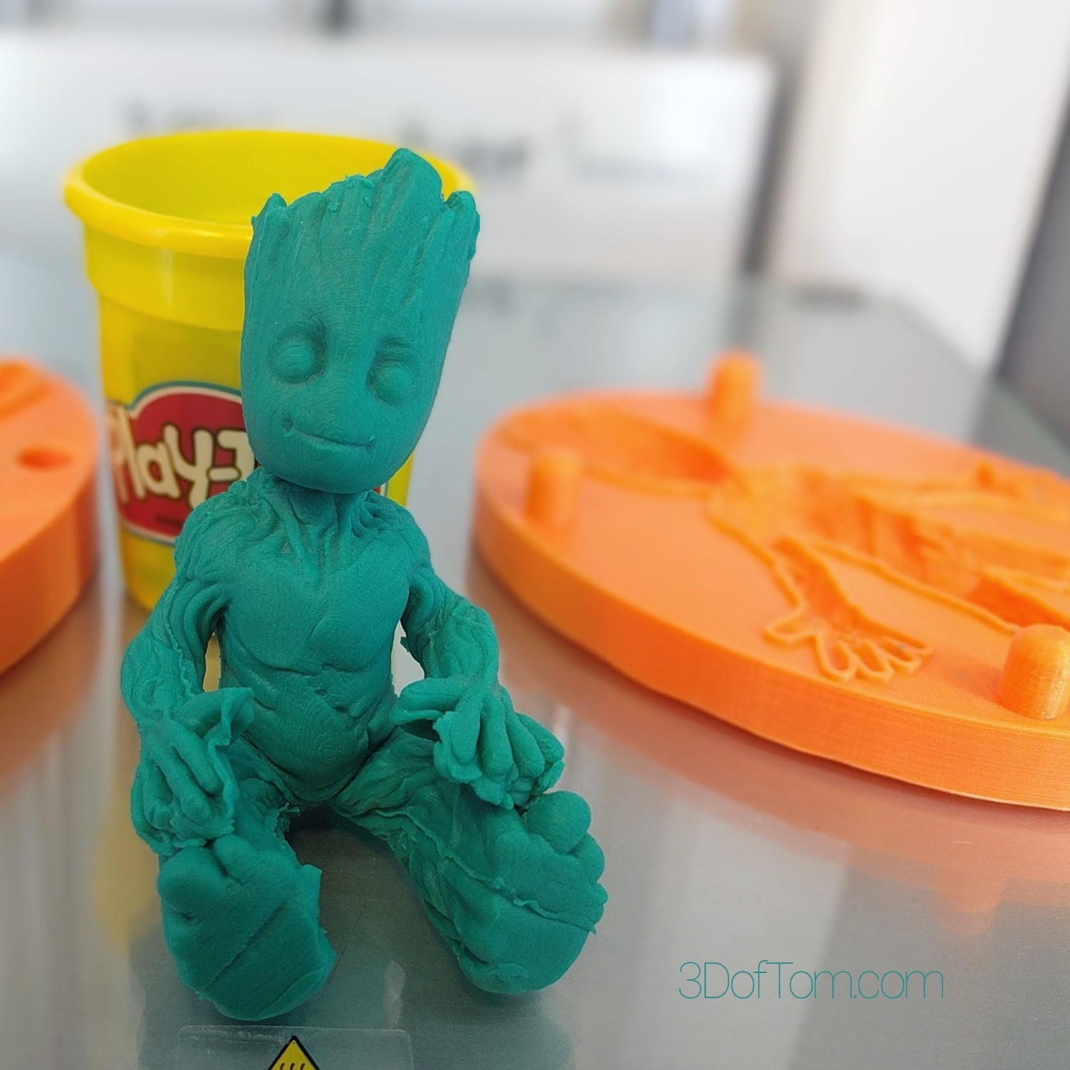 Tom Davis Baby Groot Clay Mold