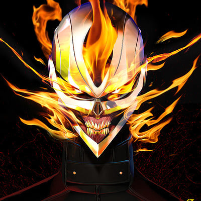 Dope pope zghost rider by doepepope