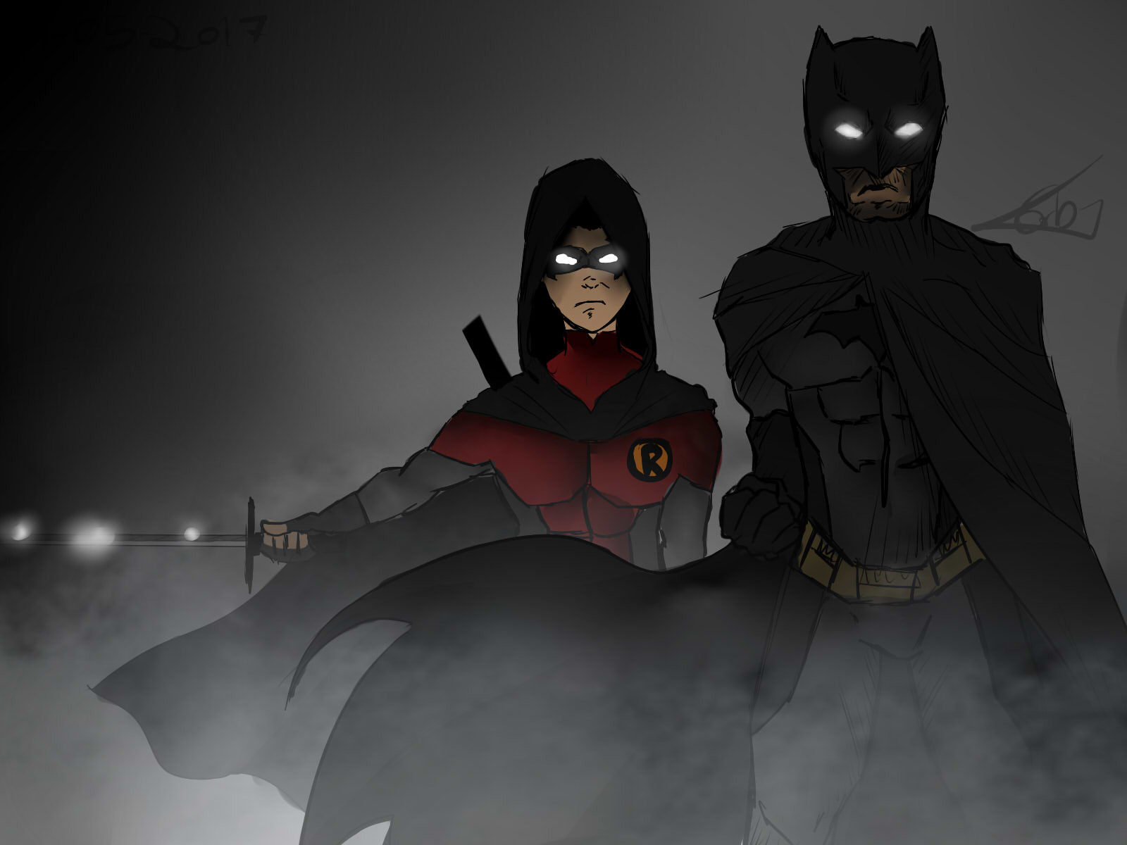 ArtStation - Batman And Robin / Sketch