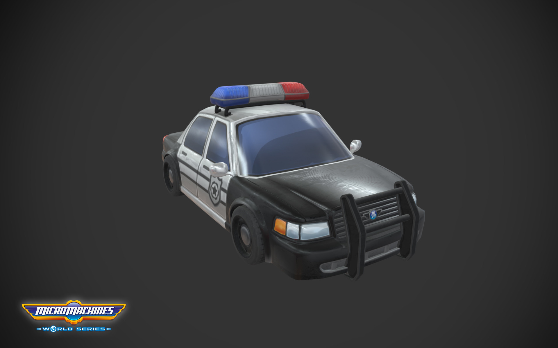 micro machines police car