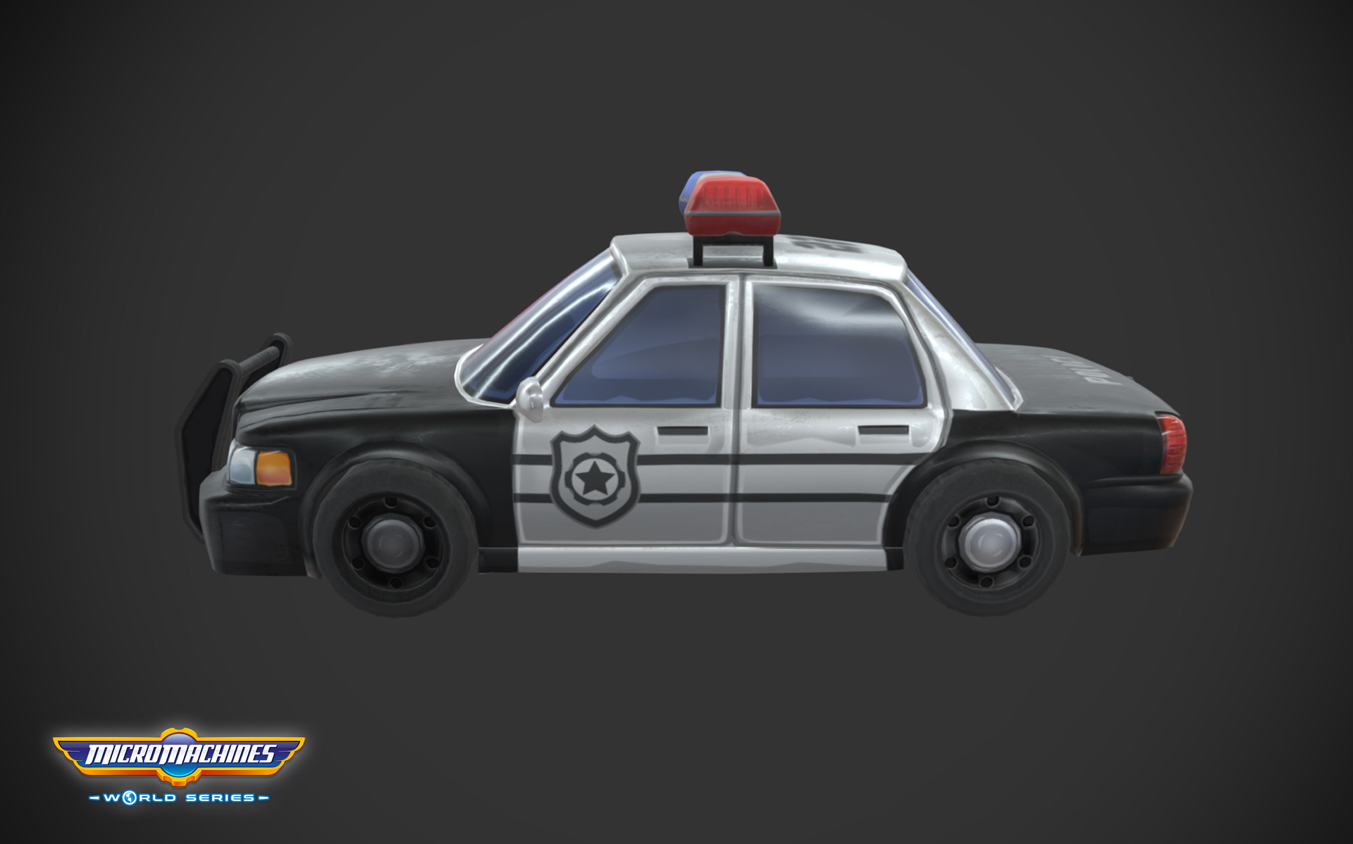 micro machines police car