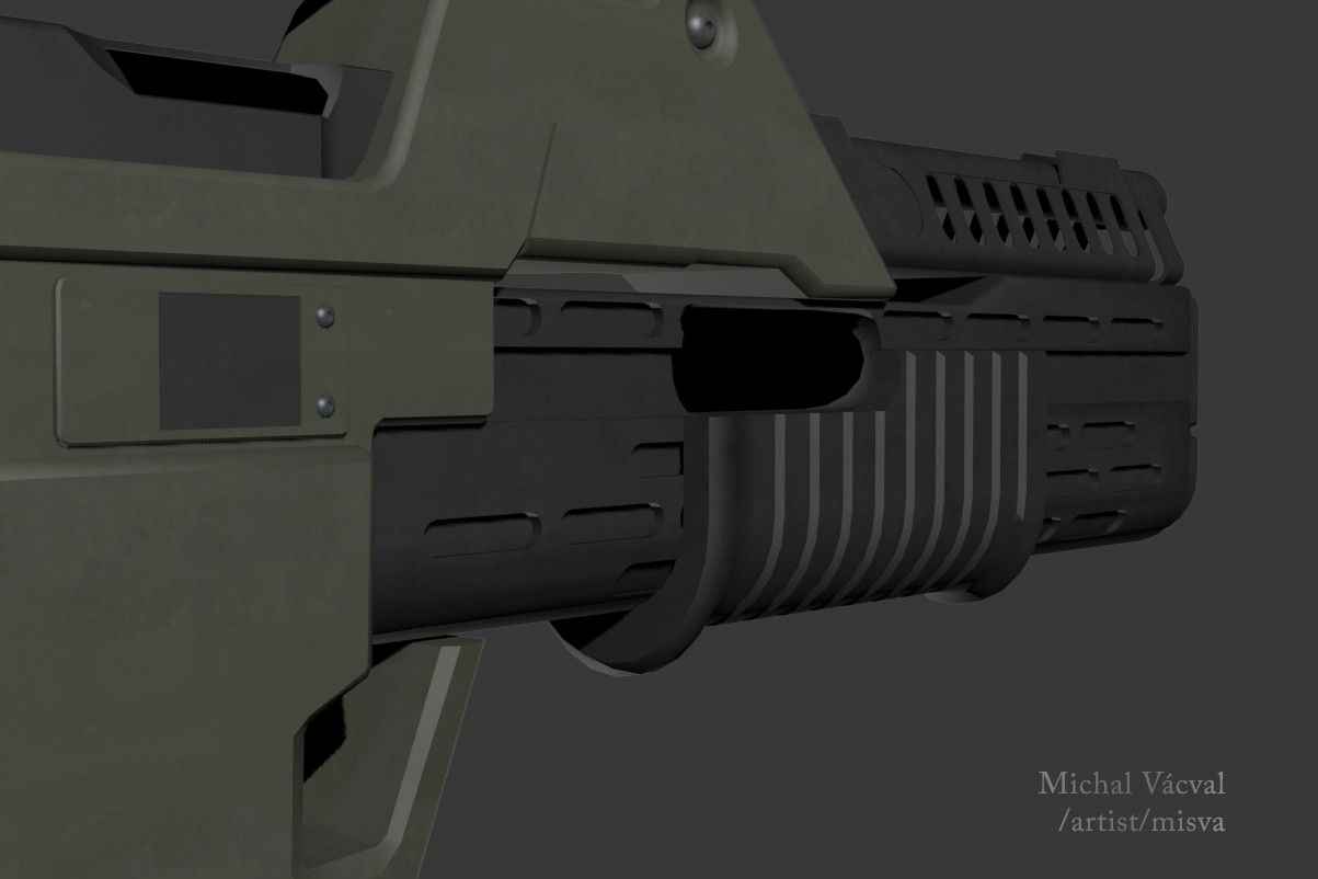 Michal Vacval M41a Pulse Rifle