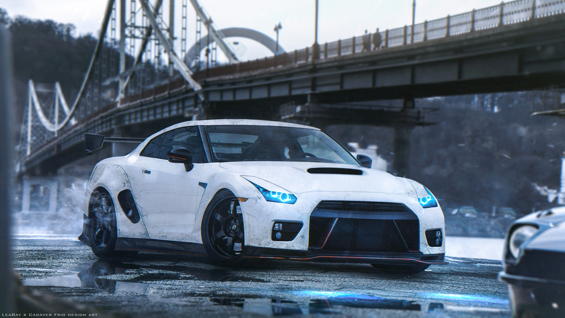 Https r 24. Ниссан ГТР Р 35 арт. Nissan GTR 35 арт. Nissan Skyline GTR r35 киберпанк. Nissan gt-r r35 арт.