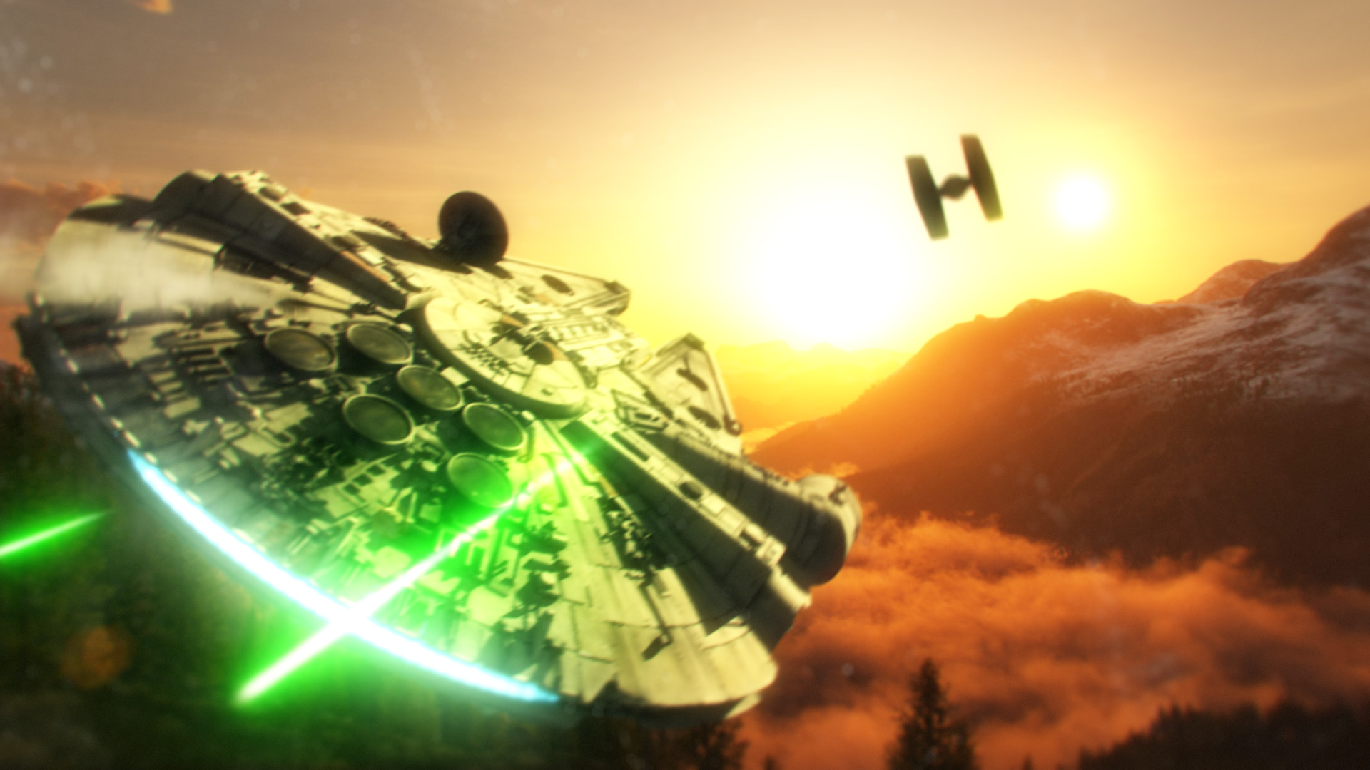 Artstation Millennium Falcon 3d Render Test Sandrino Pozezanac