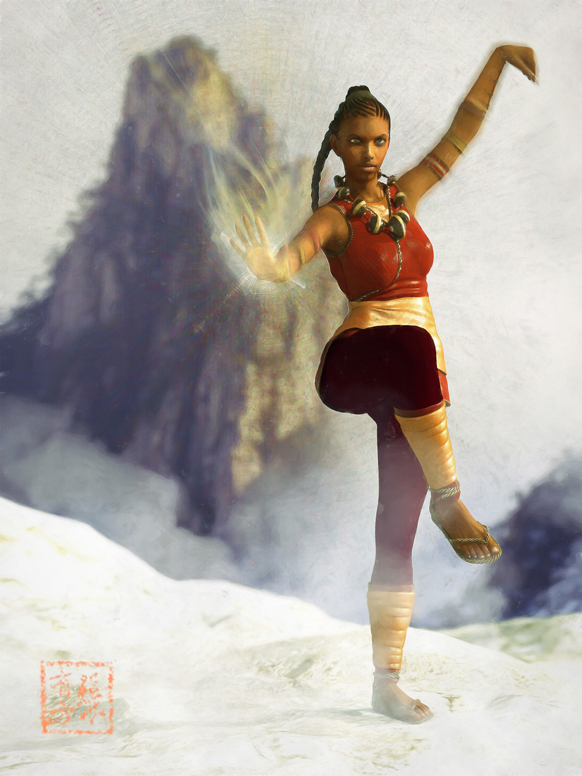 Featured image of post The Best 12 D&amp;D Female Monk Fantasy Art