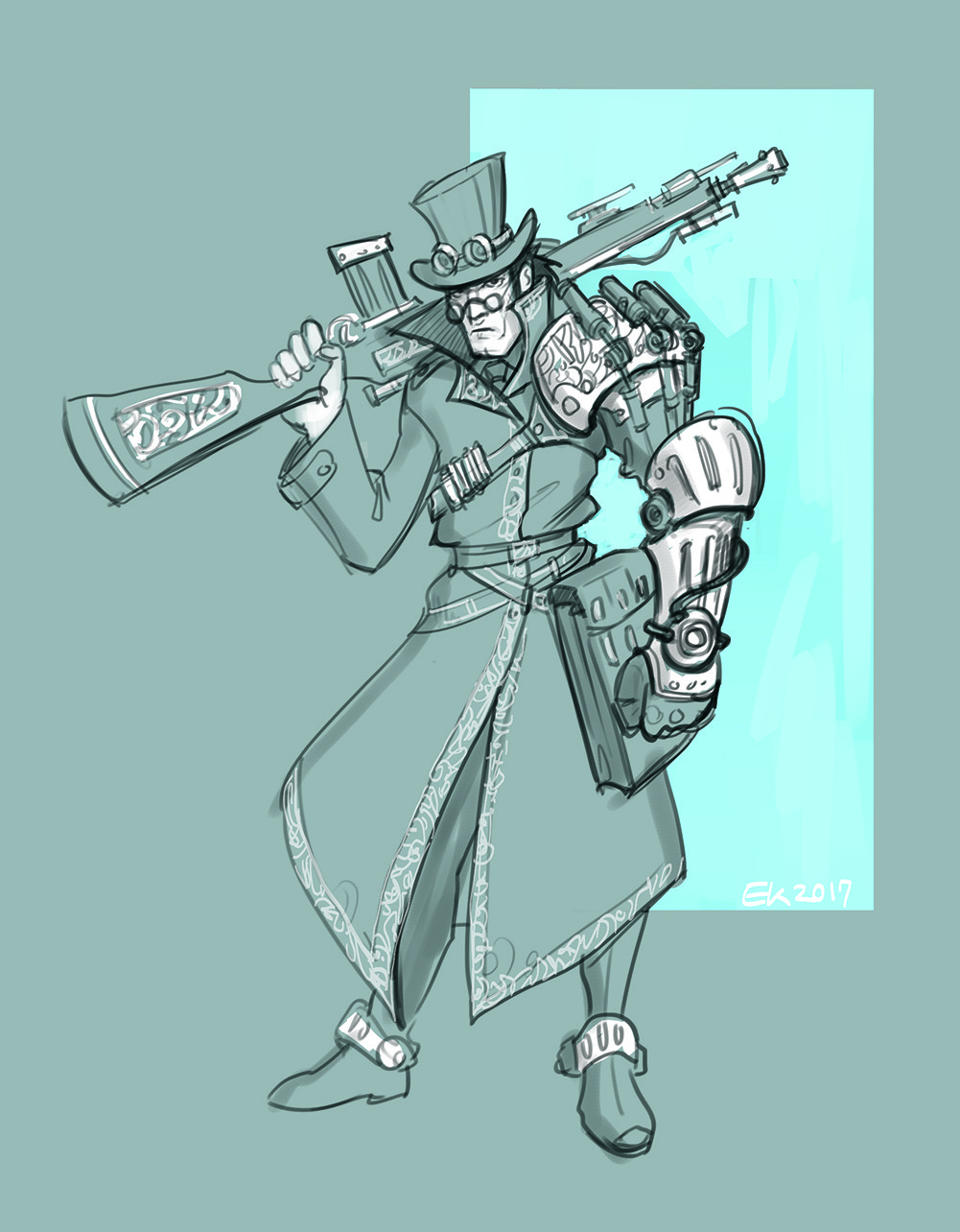 steampunk sniper