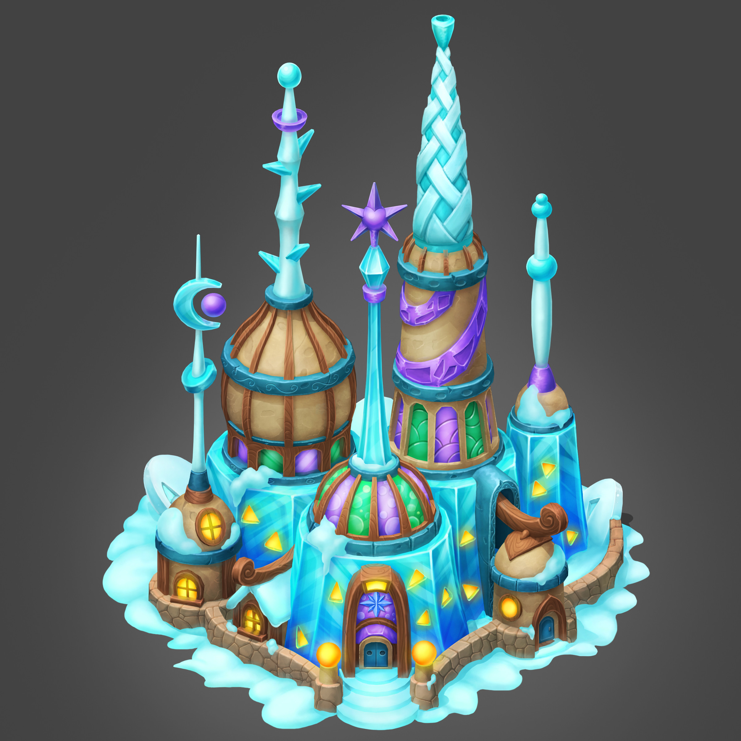 Market building for the event