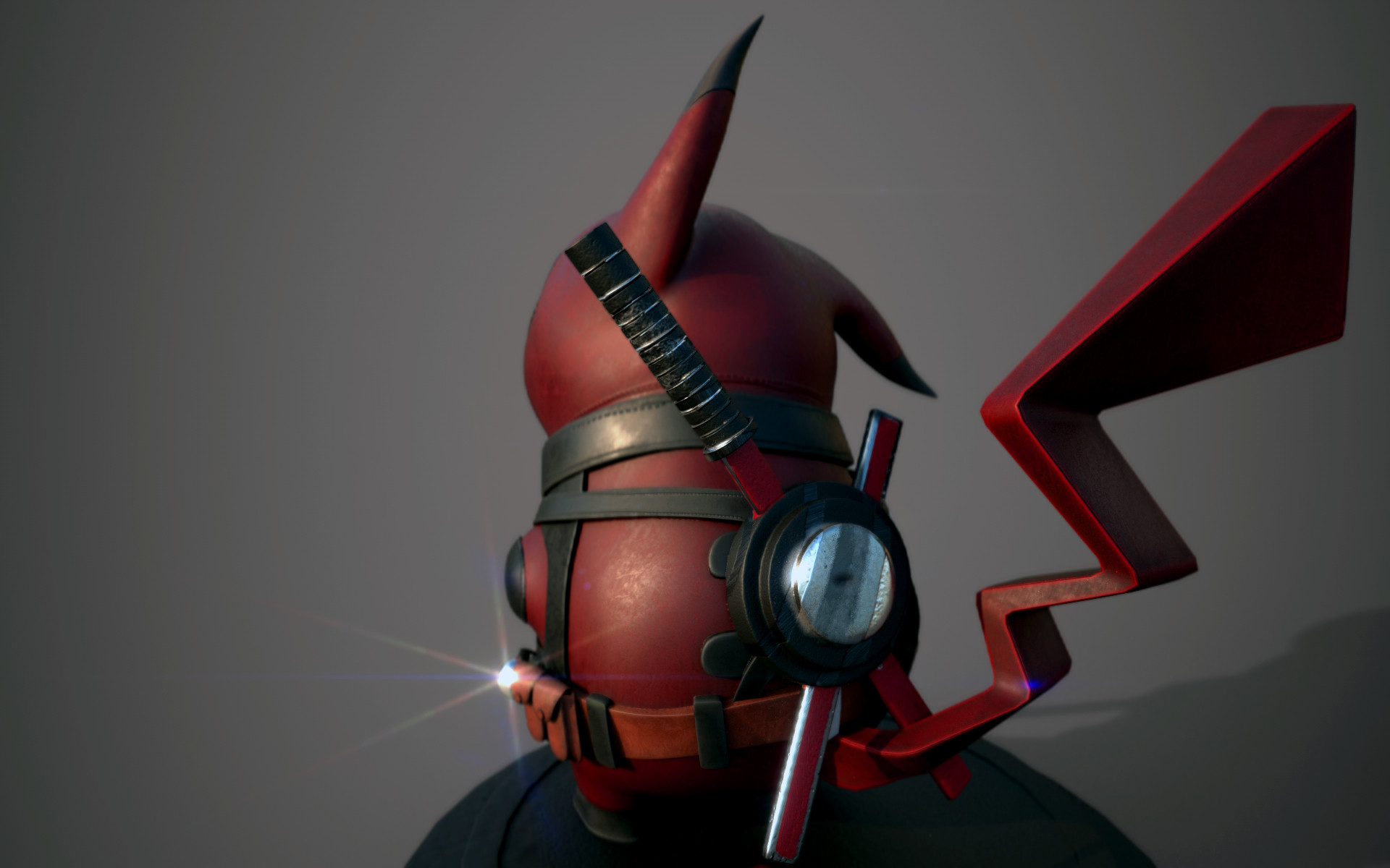 Artstation Pikachu Deadpool Shubham Mittal