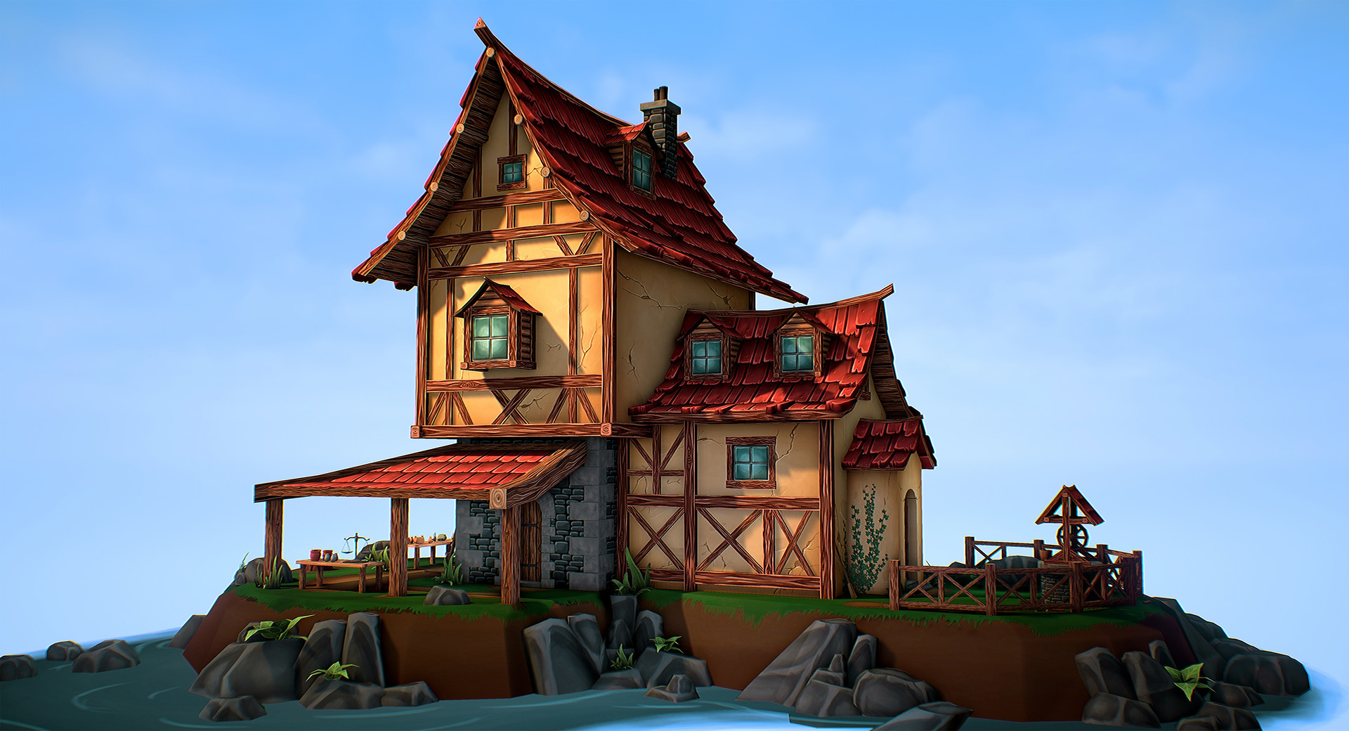 ArtStation Pottery island