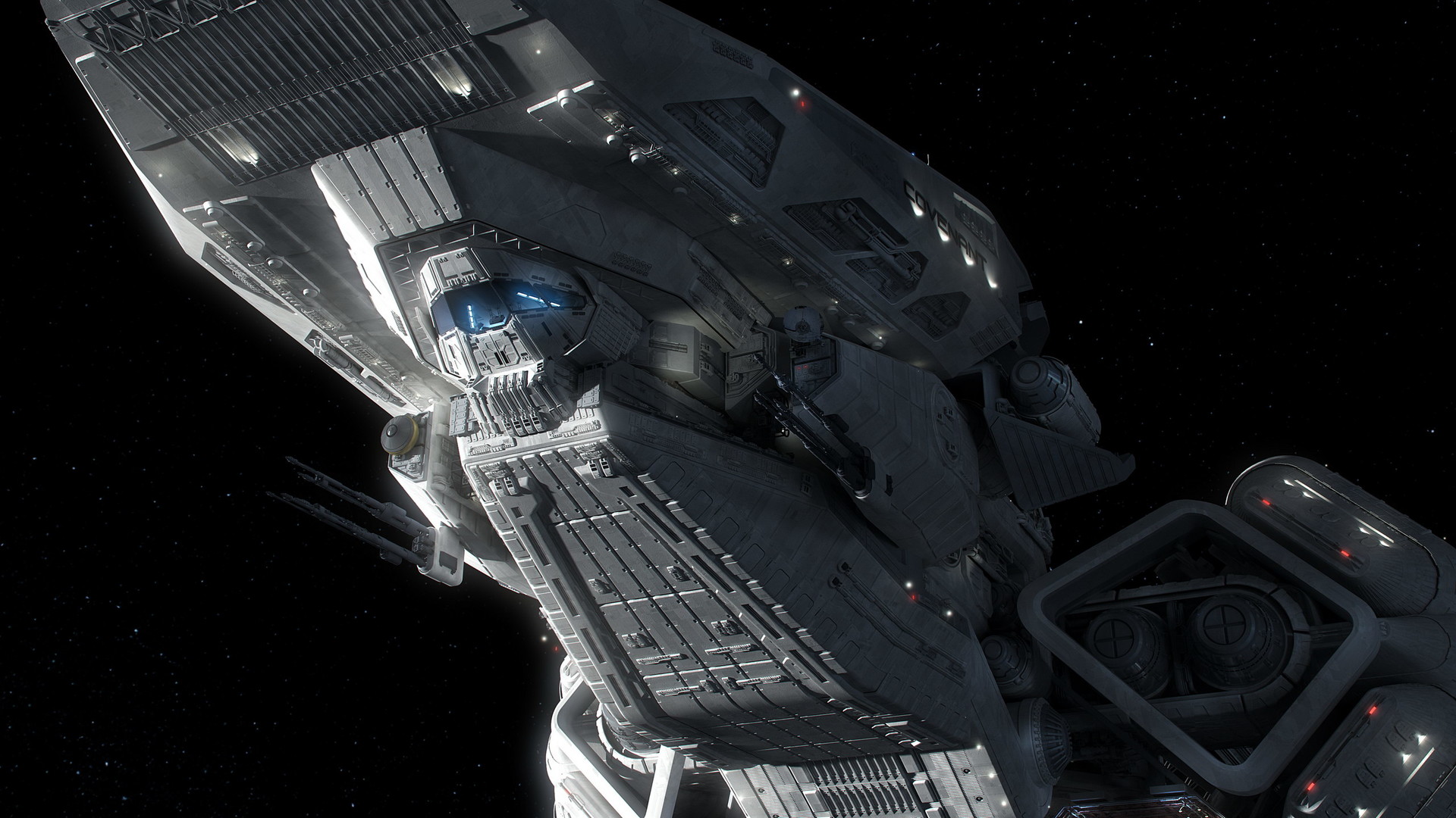 Artstation Alien Covenant Uscss Covenant Steve Burg