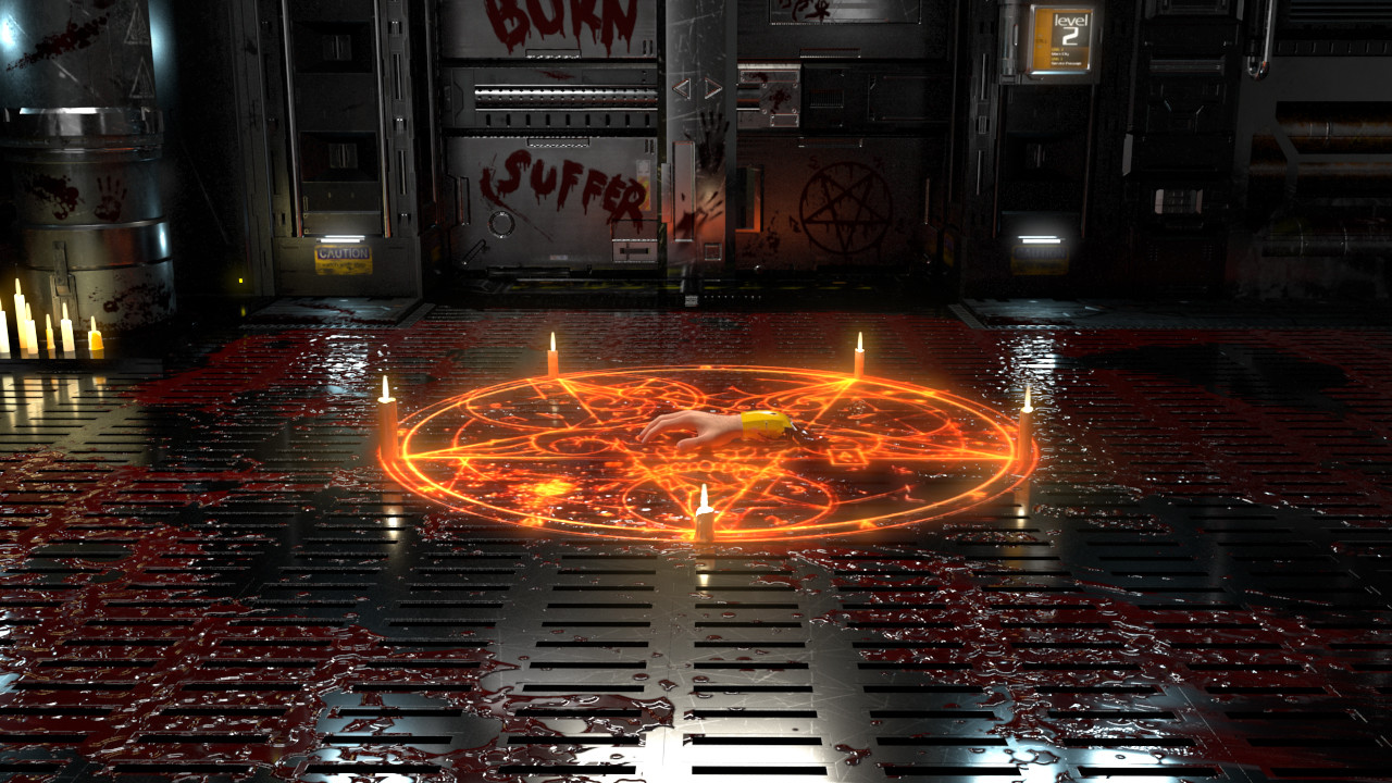 Klemen Braniselj Demonskullvfx Doom Environment Fan Art