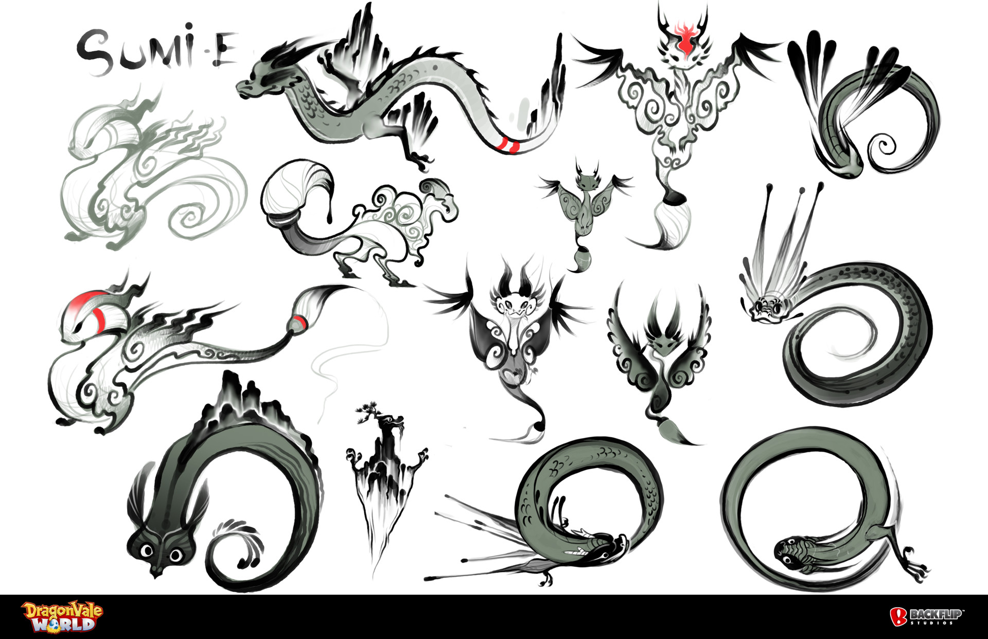 Artstation Sumi Dragon Tess Brownson