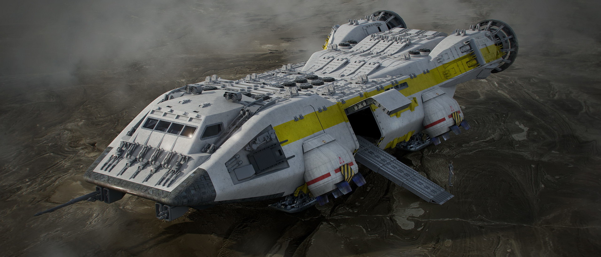 Artstation Alien Covenant Lander Steve Burg