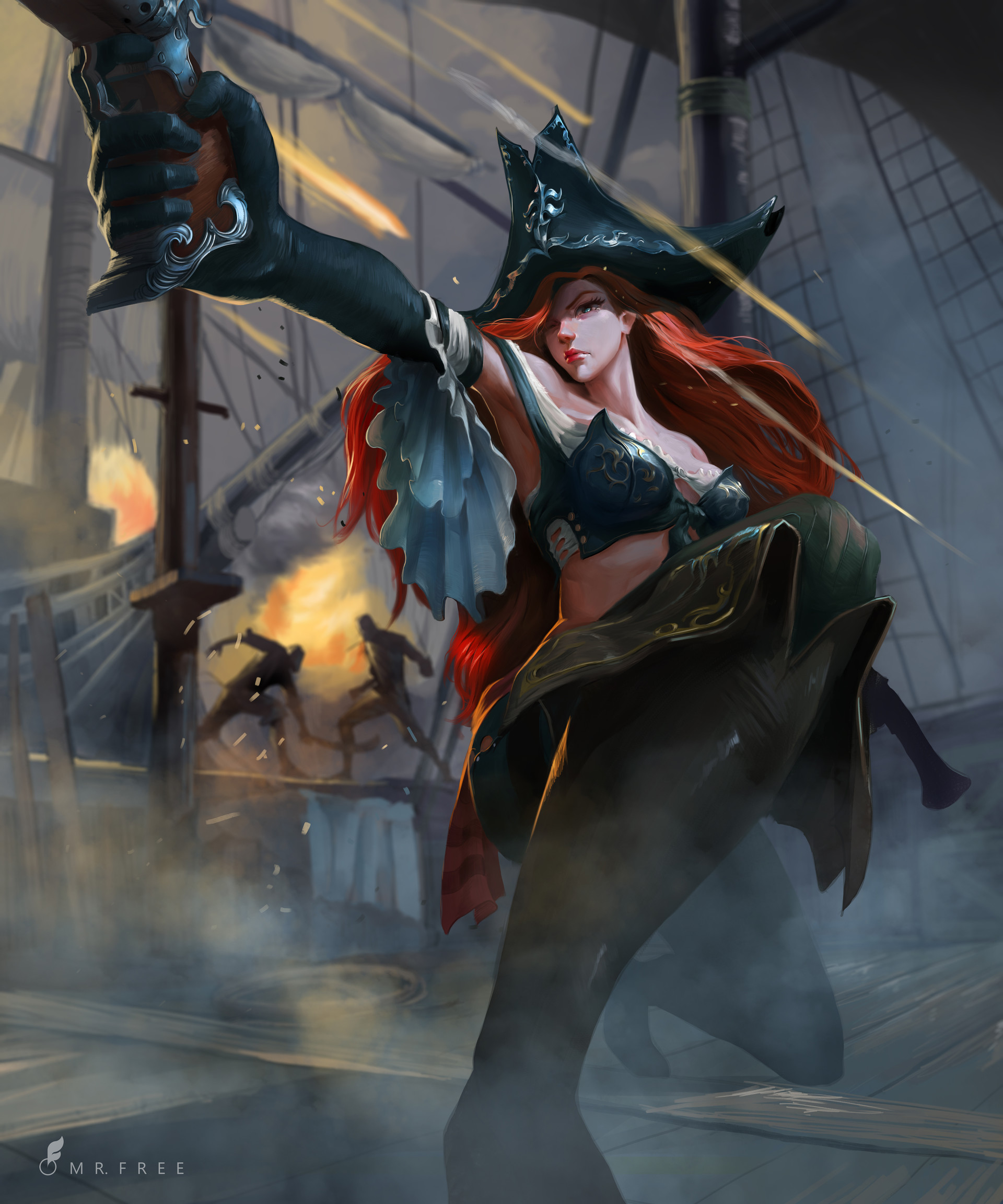 Artstation League Of Legends Miss Fortune Fan Art Hung